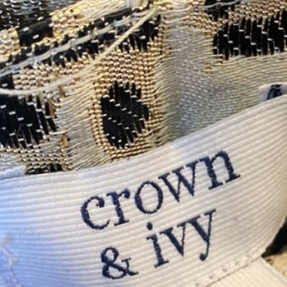 Crown & Ivy Animal Print Skirt -Cheetah Leopard Shine Bright Hol 2 - Picture 7 of 8